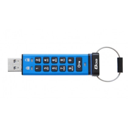 KINGSTON 8GB Keypad USB 3.0 256bit AES Hardware Encrypted