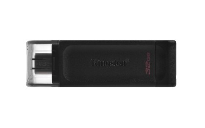Kingston Technology DataTraveler 70 unit&agrave; flash USB 32 GB USB tipo-C 3.2 Gen 1 (3.1 Gen 1) Nero