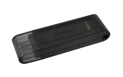 Kingston Technology DataTraveler 70 unit&agrave; flash USB 32 GB USB tipo-C 3.2 Gen 1 (3.1 Gen 1) Nero