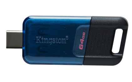 Kingston Technology DataTraveler 64GB 80 M 200MB/s USB-C 3.2 Gen 1