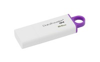 Kingston Technology DataTraveler G4 unit&agrave; flash USB 64 GB USB tipo A 3.2 Gen 1 (3.1 Gen 1) Viola, Bianco