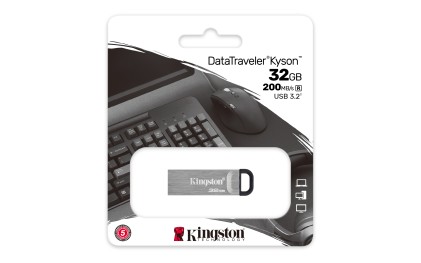 Kingston Technology DataTraveler Kyson unit&agrave; flash USB 32 GB USB tipo A 3.2 Gen 1 (3.1 Gen 1) Argento