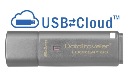 KINGSTON 64GB USB 3.0 DT Locker+ G3 w/Automatic Data Security
