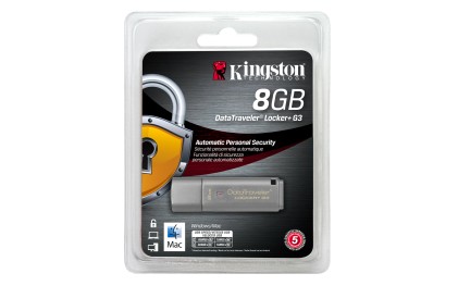 Kingston Technology DataTraveler Locker+ G3 8GB unit&agrave; flash USB USB tipo A 3.2 Gen 1 (3.1 Gen 1) Argento