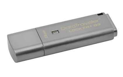 Kingston Technology DataTraveler Locker+ G3 8GB unit&agrave; flash USB USB tipo A 3.2 Gen 1 (3.1 Gen 1) Argento