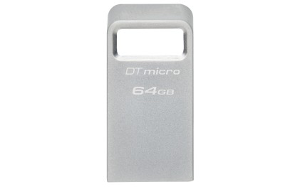 Kingston Technology DataTraveler Micro unità flash USB 64 GB USB tipo A 3.2 Gen 1 (3.1 Gen 1) Argento