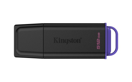 Kingston Technology DataTraveler 512GB USB portatile 3.2 Gen 1 Exodia Nero + Viola