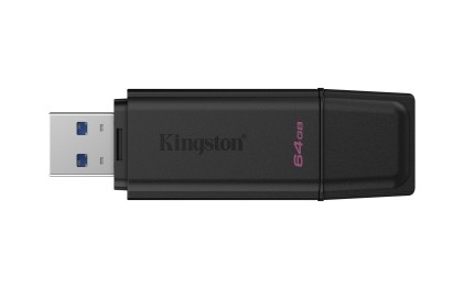 Kingston Technology DataTraveler 64GB USB portatile 3.2 Gen 1 Exodia Nero