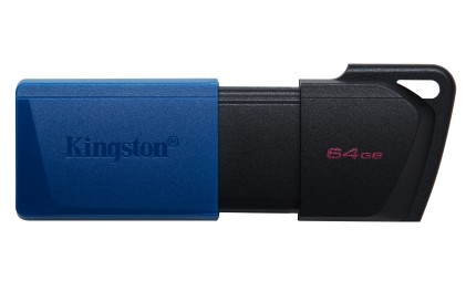 Pen Drive 3.2 64Gb Type-A Exodia M Black/Blu Kingston Cappuccio Removi