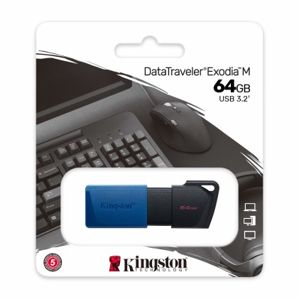 Chiavetta Usb Kingston Datatraveler Exodia M 64Gb Dtxm/64