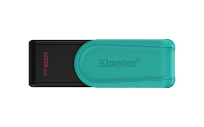 Kingston Technology DataTraveler 128GB Portable USB 3.2 Gen 1 Exodia S (Nero/Turchese)