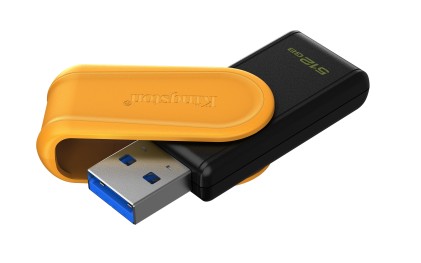 Kingston Technology DataTraveler 512GB Portable USB 3.2 Gen 1 Exodia S (Nero/Giallo)