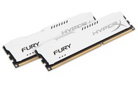 KINGSTON 16GB 1600MHz DDR3 CL10 DIMM Kit of 2 HyperX Fury White Series