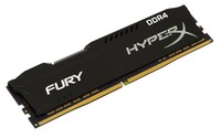 Kingston Ram Hyperx Fury Dimm 8Gb (2X4Gb) Ddr4 2400Mhz Cl15 Black