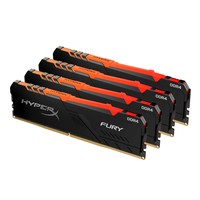 KINGSTON 64GB 3000MHz DDR4 CL15 DIMM Kit of 4 HyperX FURY RGB