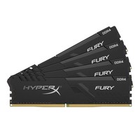 KINGSTON 32GB 3600MHz DDR4 CL17 DIMM Kit of 4 1Rx8 HyperX FURY Black