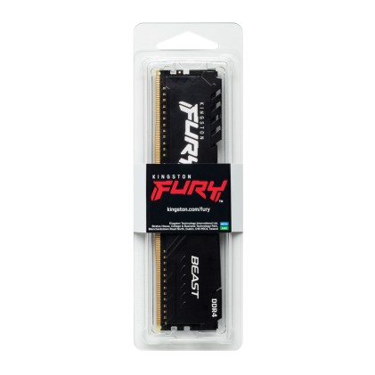 Ddr4 16Gb 3200 Mhz Fury Beast Black Cl16 Kingston