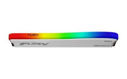 Ddr4 16Gb 3200 Mhz Fury Beast White Rgb Cl16 Kingston