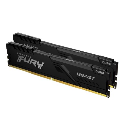 KINGSTON 16GB 3733MHz DDR4 CL19 DIMM Kit of 2 FURY Beast Black