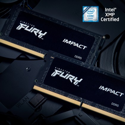 Ddr5 32Gb 5600 Mhz So-Dimm Fury Impact Black Cl40 Kingston