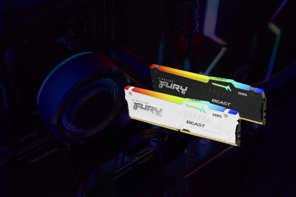 Kingston Technology FURY Beast 16GB 6000MT/s DDR5 CL30 DIMM White RGB EXPO