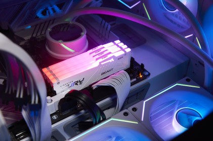 Kingston Technology FURY Beast 16GB 6000MT/s DDR5 CL30 DIMM White RGB EXPO