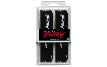 Kingston Technology FURY Beast 64 GB 6000 MT/s DDR5 CL40 DIMM (Kit da 2) Black XMP