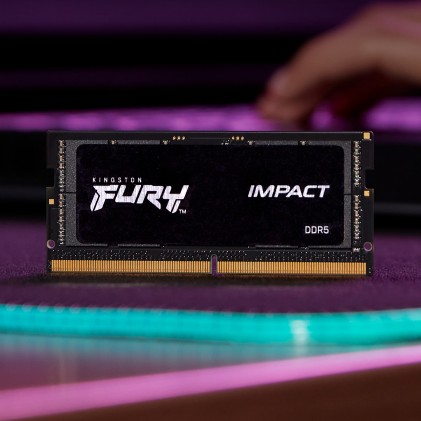 Kingston Technology FURY 16 GB 6400 MT/s DDR5 CL38 SODIMM Impact XMP