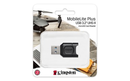 Kingston Technology MobileLite Plus lettore di schede USB 3.2 Gen 1 (3.1 Gen 1) Type-A Nero