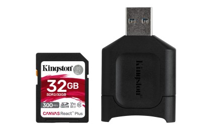KINGSTON 32GB SDHC React Plus SDR2 + MLP SD Reader