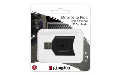 Kingston Technology MobileLite Plus lettore di schede USB 3.2 Gen 1 (3.1 Gen 1) Type-A Nero