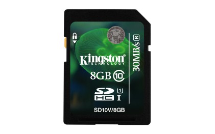 Memory card SDHC 8GB Kingston C10 V