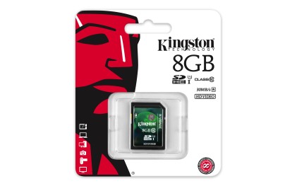 Memory card SDHC 8GB Kingston C10 V