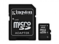 Memory card SDHC MICRO  4GB KINGSTON, Retail