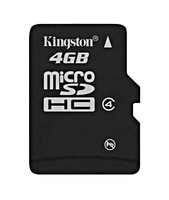 Memory card SDHC MICRO  4GB KINGSTON, Retail