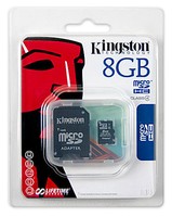 Memory Card MicroSD 8GB Kingston