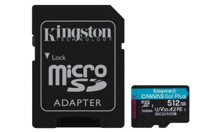 Sd Micro 512Gb Cl10 Uhs-I Con Adatt 170Mb/S Let.90Mb/S Scrit.Kingston