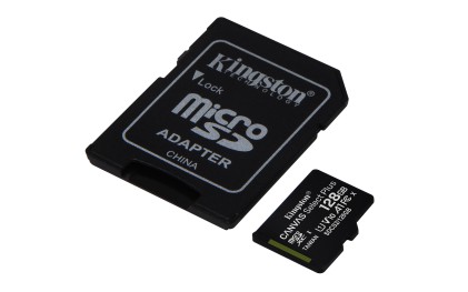 Sd Micro 128Gb Cl10 Uhs-I Con Adatt 100Mb/S Let.85Mb/S Scrit.Kingston