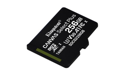 Sd Micro 256Gb Cl10 Uhs-I Con Adatt 100Mb/S Let.85Mb/S Scrit.Kingston