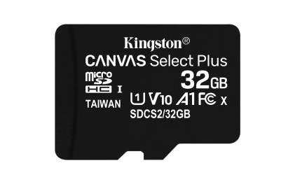 Scheda Di Memoria Kingston Sdcs2/32Gb Canvas Select Plus 32Gb Microsd