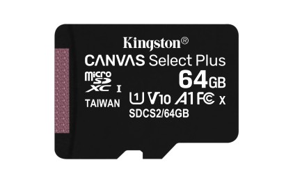 Sd Micro 64Gb Cl10 Uhs-I Con Adatt. 100Mb/S Let.85Mb/S Scrit.Kingston