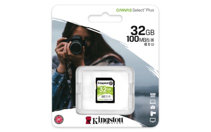 Scheda Di Memoria Kingston Sds2/32Gb Canvas Select Plus 32Gb Sd