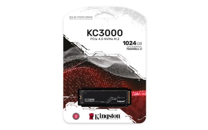 Kingston Technology KC3000 M.2 1024 GB PCI Express 4.0 3D TLC NVMe