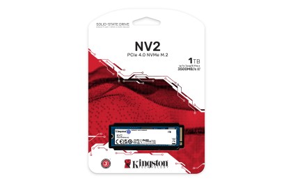 Kingston Ssd 1Tb Nv2 Nvme Pcie 4.0 M.2 Read/Write 3500/2100 Mbps