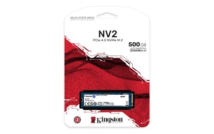Kingston Technology NV2 M.2 500 GB PCI Express 4.0 NVMe