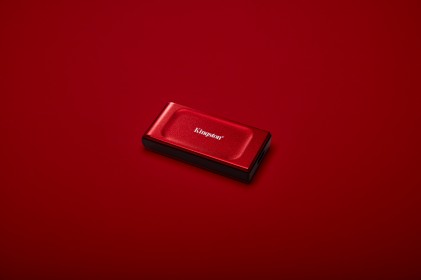 Kingston Technology 2TB SSD esterno XS1000 USB 3.2 Gen 2, Rosso