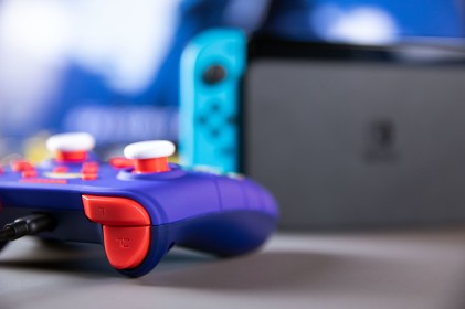 Konix My Hero Academia Controller/Gamepad USB - Compatibile con Nintendo Switch e PC - 13 Pulsanti - Cavo 3m