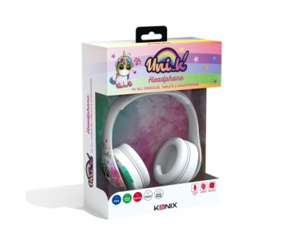 Konix Be Funky Auricolare Cablato A Padiglione Giocare Multicolore