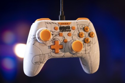 Konix Kakashi Bianco USB Gamepad Nintendo Switch, Nintendo Switch Lite, PC