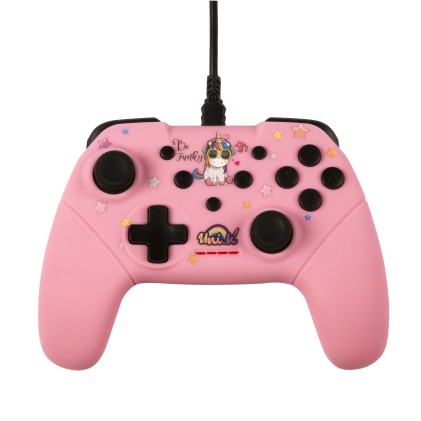 Konix Be Funky Rosa USB Gamepad Nintendo Switch, PC